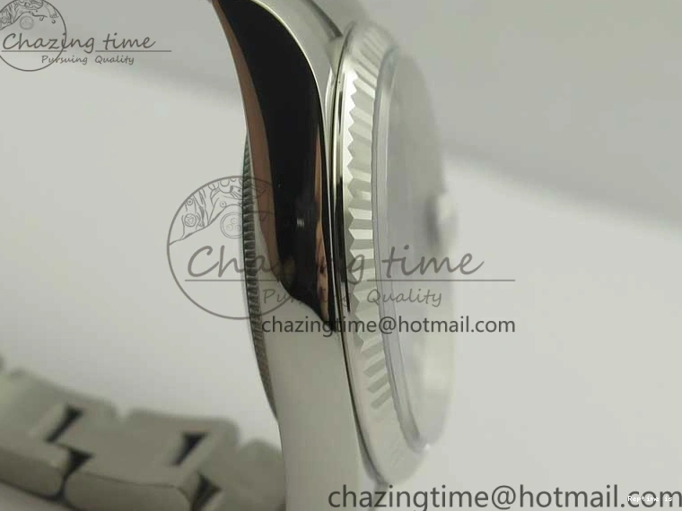 0104 Breathable DateJust 36 SS 116200 Fluted Bezel DJF Best Edition Black Com Diam Dial on SS 904L Oyster Bracelet A 3367